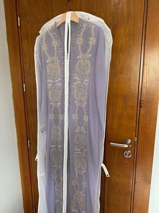 Caftán Marroquí Morado Nuevo