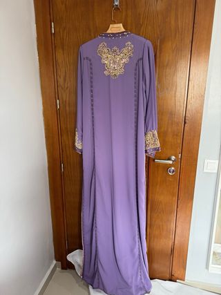 Caftán Marroquí Morado Nuevo