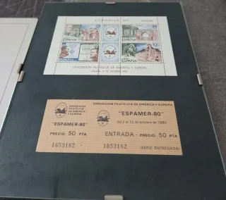 Sellos Hispamer Exposición Filatélica América Euro