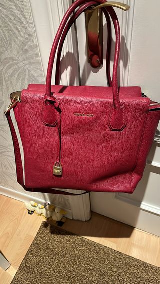 Bolso Michael Kors Rojo y Dorado