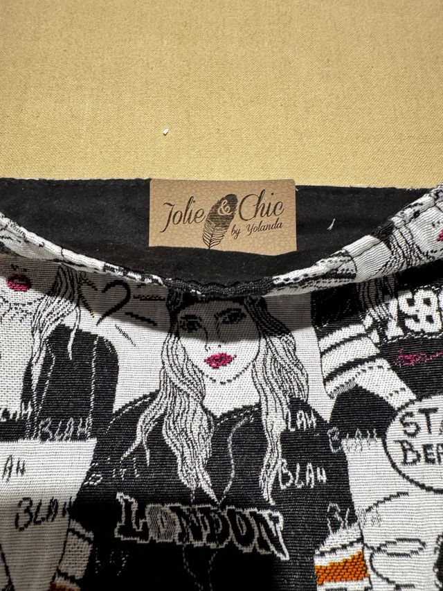 Tote Bag Beautiful Girls, Jolie & Chic by Yolanda.