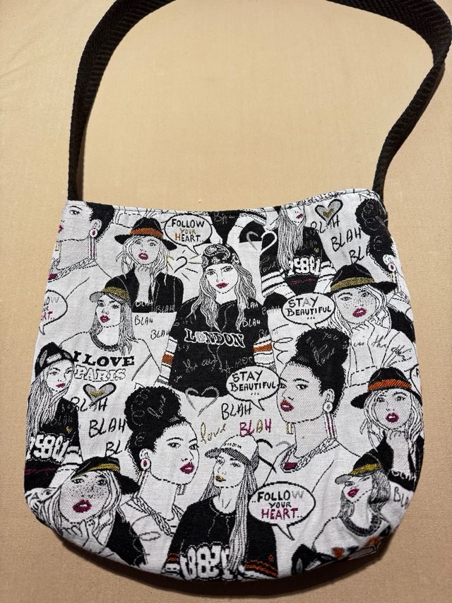 Tote Bag Beautiful Girls, Jolie & Chic by Yolanda.