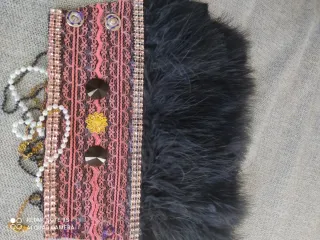 Disfraz Carnaval Gorro con luces. Falda Muñequera