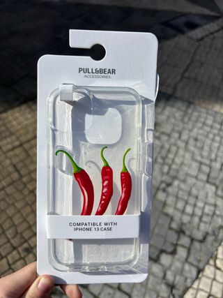 Capa iPhone 13 Pull&Bear Transparente Pimentas