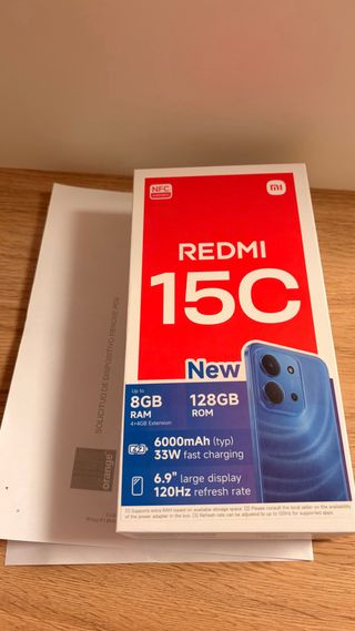 Xiaomi Redmi 15C 128GB Precintado Verde Menta