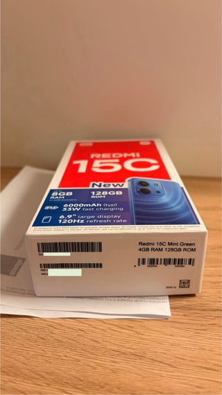 Xiaomi Redmi 15C 128GB Precintado Verde Menta