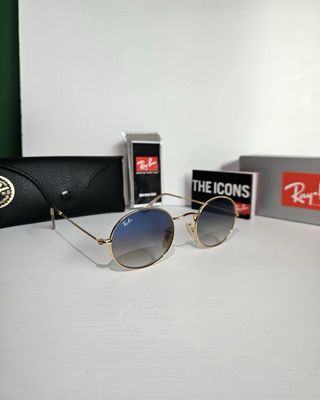 Occhiali Ray Ban Oval Blu/Oro