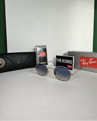 Occhiali Ray Ban Oval Blu/Oro