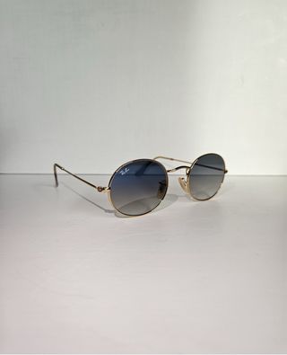 Occhiali Ray Ban Oval Blu/Oro