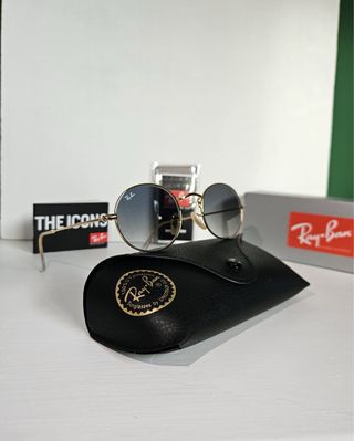 Occhiali Ray Ban Oval Blu/Oro