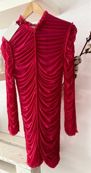 Vestido mini rosa fucsia sin estrenar