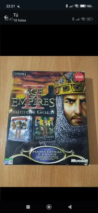 Age of Empires II Edición Gold PC BIG BOX completo