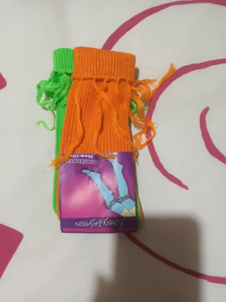 Lote 3 pares Calentadores piernas carnaval Cada pa