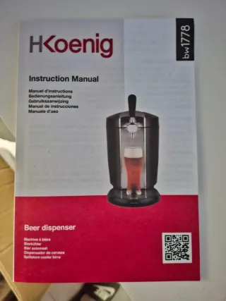 H.Koenig BW1778 dispensador cerveza