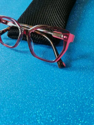 Occhiali da vista donna montatura rosa/marrone