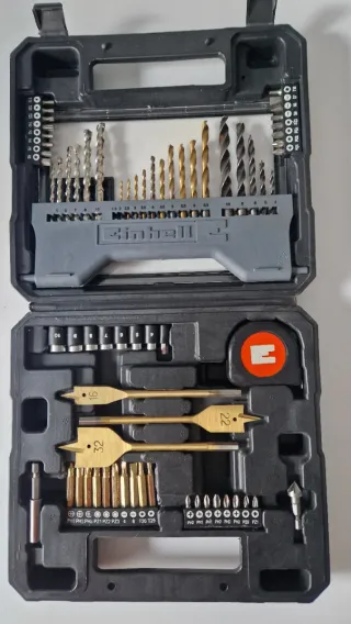 Maletín brocas y accesorios Einhell