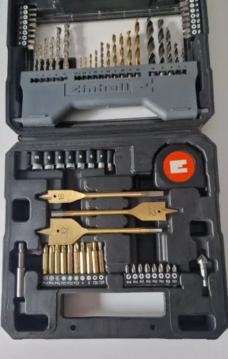 Maletín brocas y accesorios Einhell