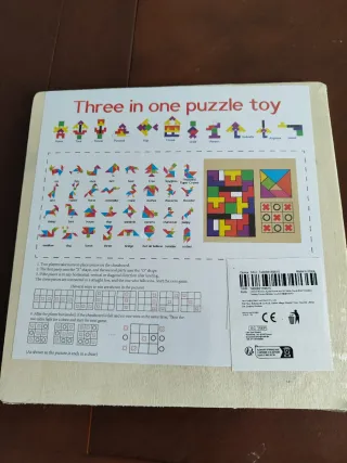 Juego de mesa Tres en uno nuevo a estrenar