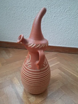 Juego de 2 botijos de barro