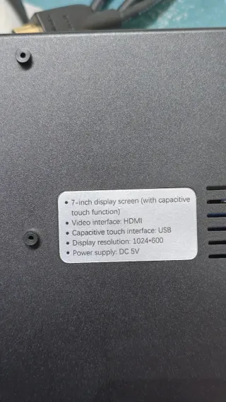 Pantalla Táctil 7 HDMI 1024x600 Insignia