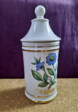 Antiguo tarro Farmacia porcelana