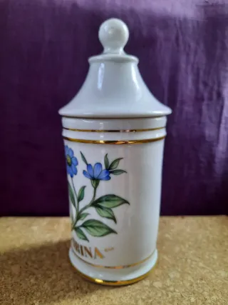 Antiguo tarro Farmacia porcelana
