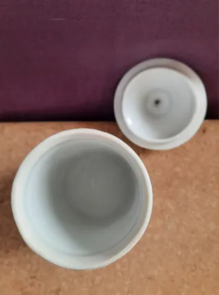 Antiguo tarro Farmacia porcelana