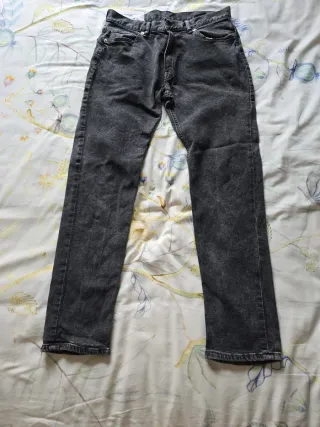 Vaqueros hombre gris marengo