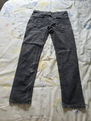 Vaqueros hombre gris marengo