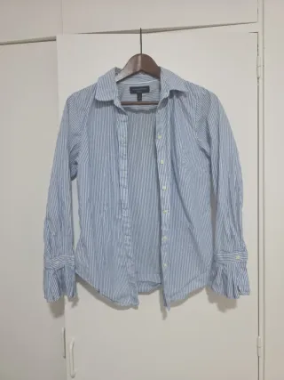 Camisa Banana Republic Rayas Azul Talla S