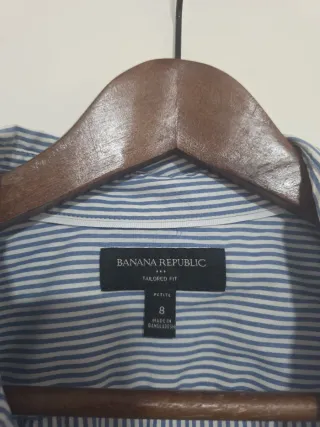 Camisa Banana Republic Rayas Azul Talla S