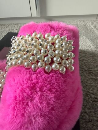 Ciabatte Rosa Perle e Strass