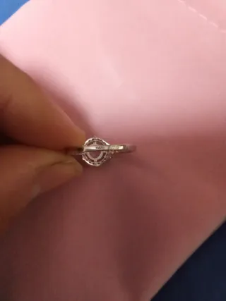 Anillo Plata 925 Rosa bajada de precio