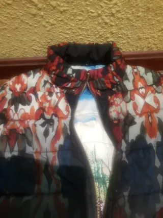 Chaquetón Desigual T.40 Reversible