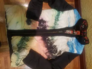 Chaquetón Desigual T.40 Reversible