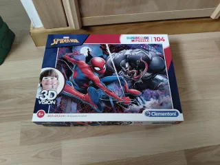 Puzzle Spiderman 3D Clementoni 104 piezas