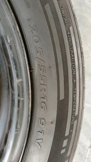 Rueda nueva repuesto Kia o Hyundai 205/55 R16 91V.