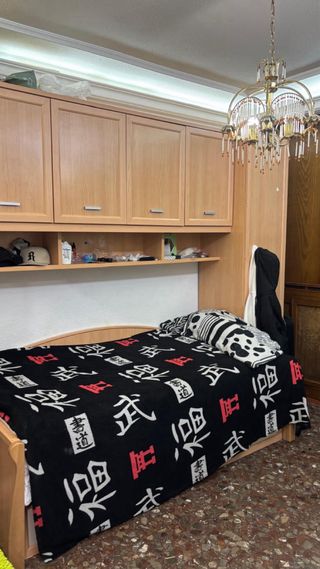 Mueble juvenil madera clara