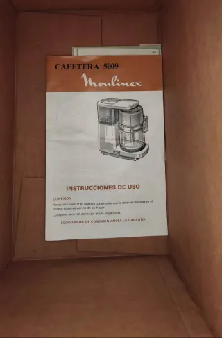 Cafetera Moulinex 5009 Vintage