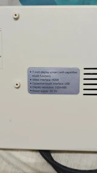 Pantalla Táctil 7 HDMI 1024x600