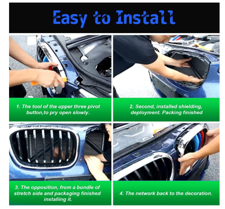 2 Inserti V-Brace Griglia BMW