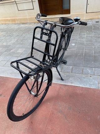 Bicicleta Holandesa Negra Paseo