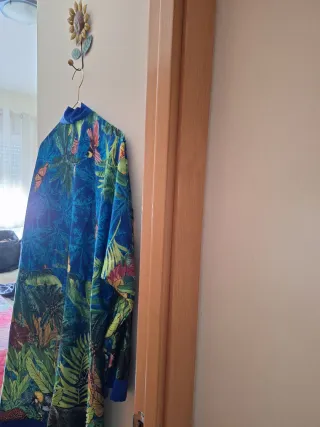 Kimono estampado tropical talla única