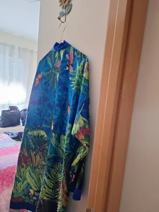 Kimono estampado tropical talla única