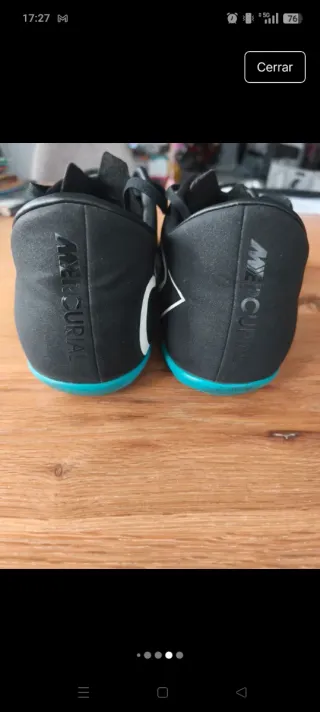 Zapatillas Nike CR7 Futbol Sala Negras