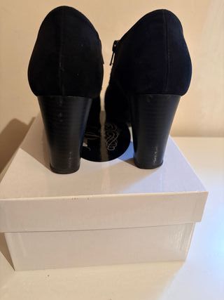 Tronchetti donna camoscio tacco