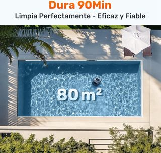 Robot limpiafondos de piscina inalámbrico Gosvor