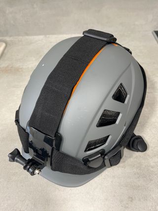 Casco de Alpinismo Gris y Naranja