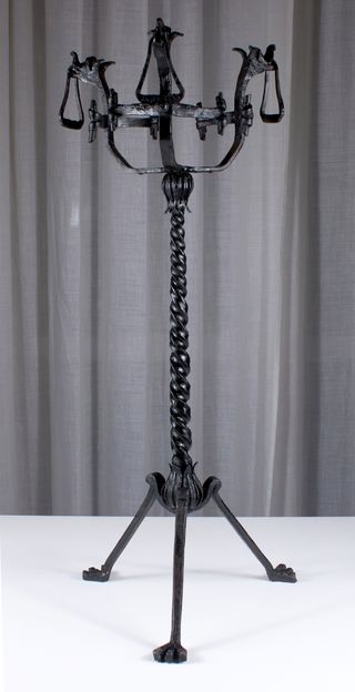 Fioriera Liberty Ferro Battuto Anni '20