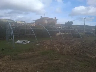 Estructura metálica invernadero túnel